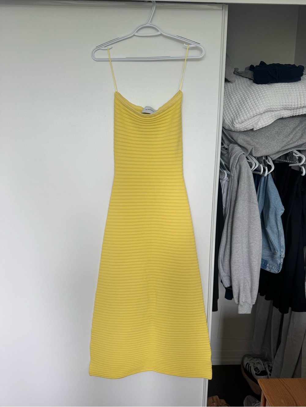 The Wolf Gang yellow strapless dress BNWT